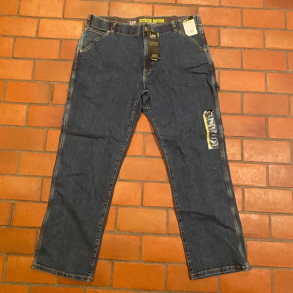 men's lee extreme motion carpenter jeans